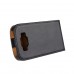 Samsung Galaxy Grand Neo i9060 - Genuine Leather Up Down Flip Protective Phone Cover Case - Purple